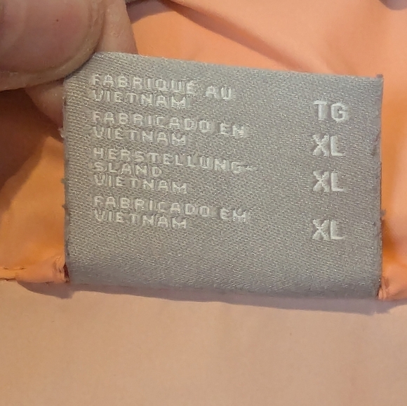 Columbia XL Light Peach Windbreaker In Pristine Condition Very Lightweight - Picture 4 of 14